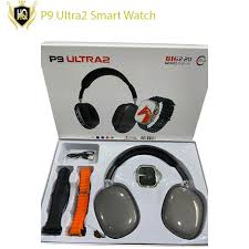 Reloj P9 ULTRA 2 + Audífonos + 2 correas.