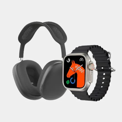 Reloj P9 ULTRA 2 + Audífonos + 2 correas.